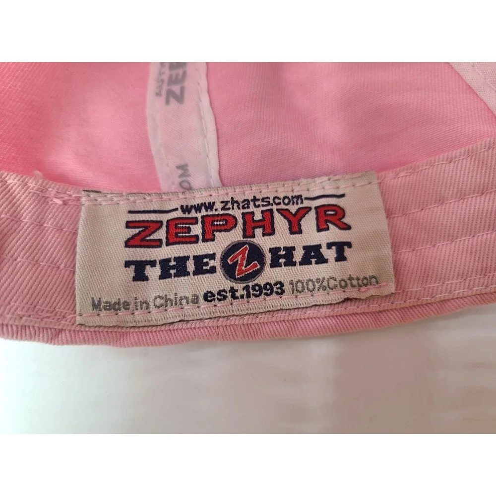 Youth Schaumburg Flyers‎ Zephyr Adjustable Hat Cap Northern League White Pink